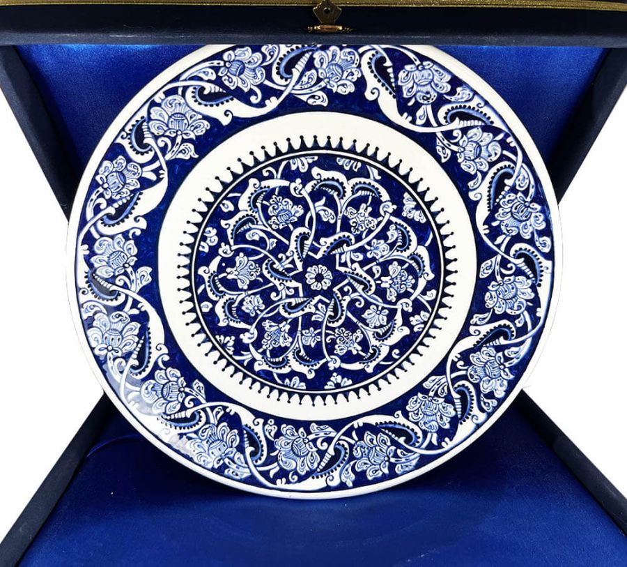 Açılış / Tören Hediyesi Haliç İznik Çini Tabak - 1
