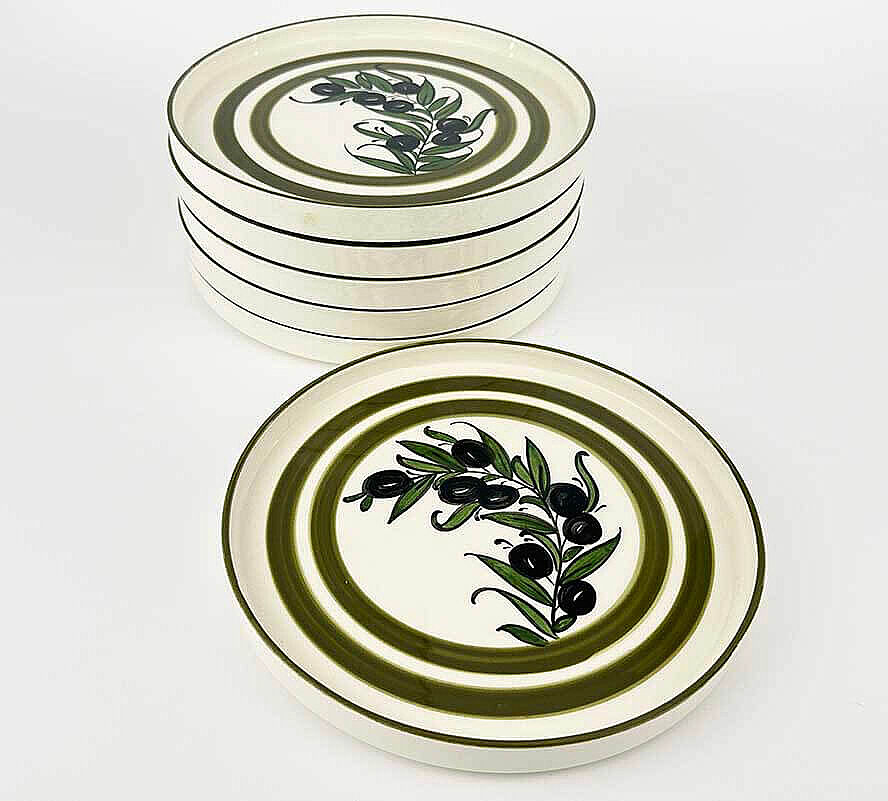 Akdeniz Zeytinleri 6’lı Seramik Servis Tabağı Seti 19 cm - 3