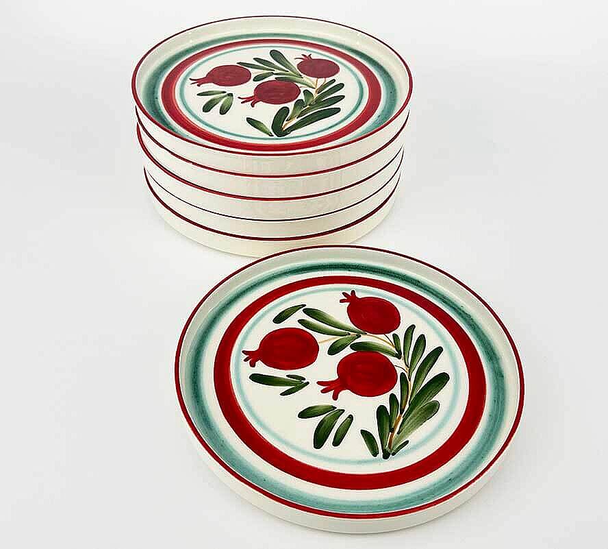 Bereket Narı 6’lı Seramik Servis Tabağı Seti 19 cm - 2
