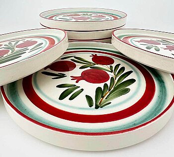 Bereket Narı 6’lı Seramik Servis Tabağı Seti 19 cm - 3