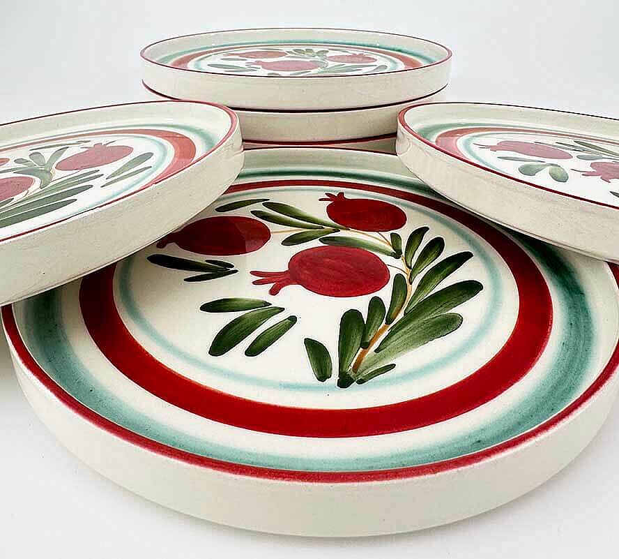 Bereket Narı 6’lı Seramik Servis Tabağı Seti 19 cm - 3