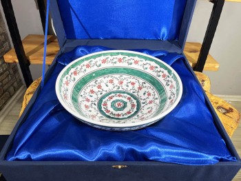Haliç Desen 30 cm İznik Kâse - 4