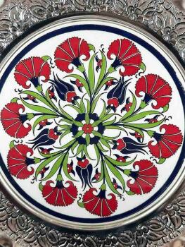 İş Ortaklığı Hediyesi Özel Gümüş Tabak 25 cm - 3