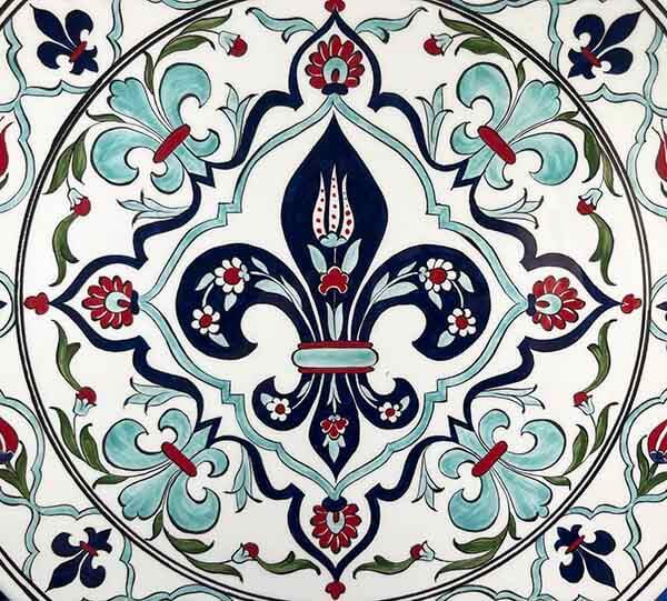 İznik Çini Tabak | Fransa Türkiye İş Hediyesi 30 cm - 2