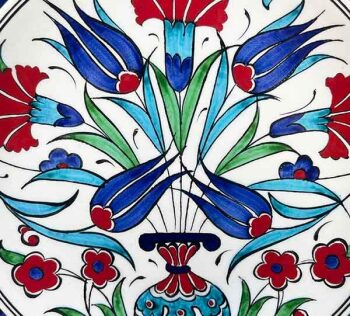İznik Çini Tabak | Öğretmene Hediye - Çini Evi (1)