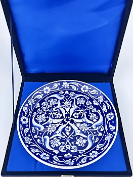 Kültürel Miras – Osmanlı Rumi Motifli İznik Çini Tabak - 3