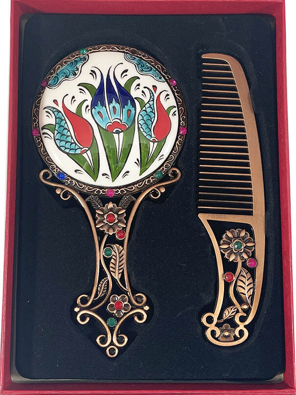 Lale Bahçesi Ayna Seti - 1