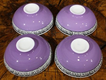 Lotus Desenli 4'lü Kâse Takımı - 3