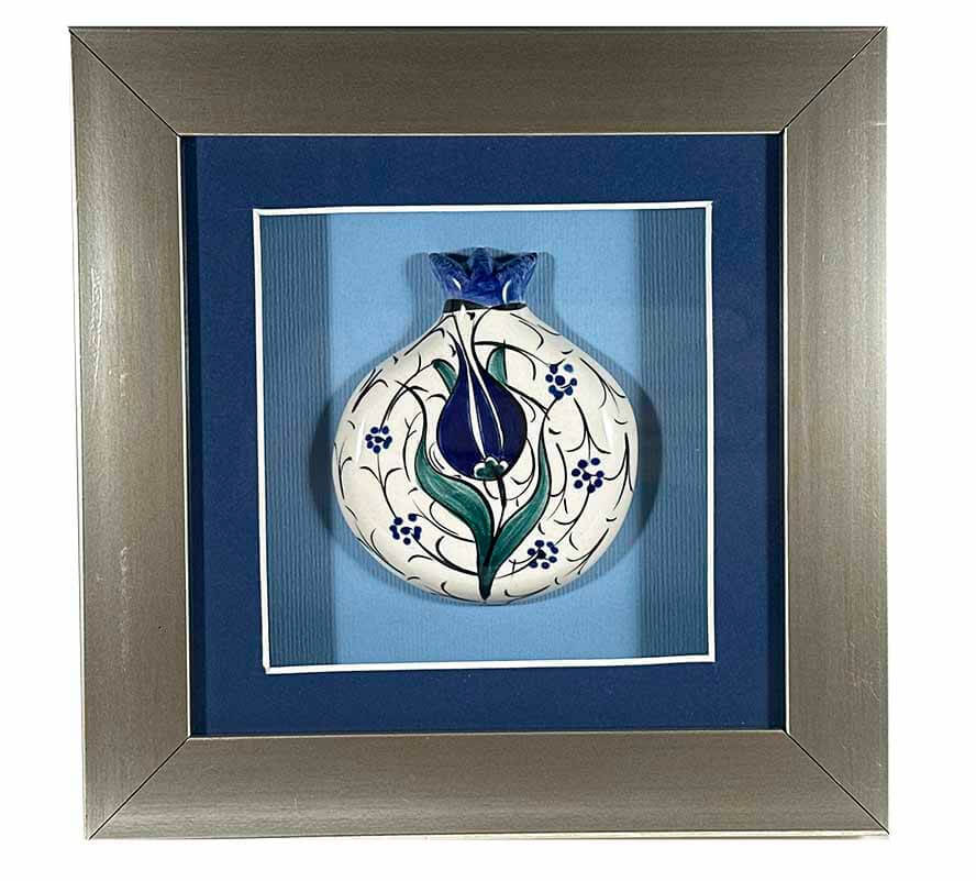 Mavinin Asaleti – İznik çini Nar Plaket - 1