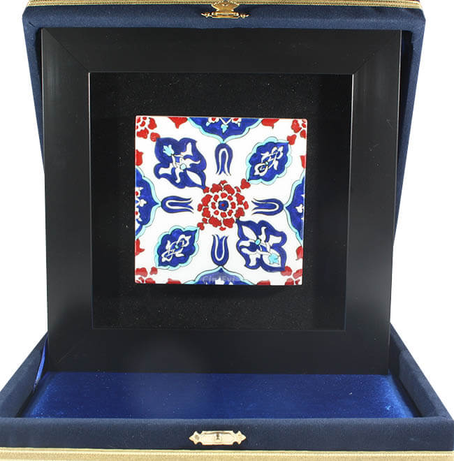 Özel Tasarım Desen Çini Plaket - 1