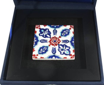 Özel Tasarım Desen Çini Plaket - 2