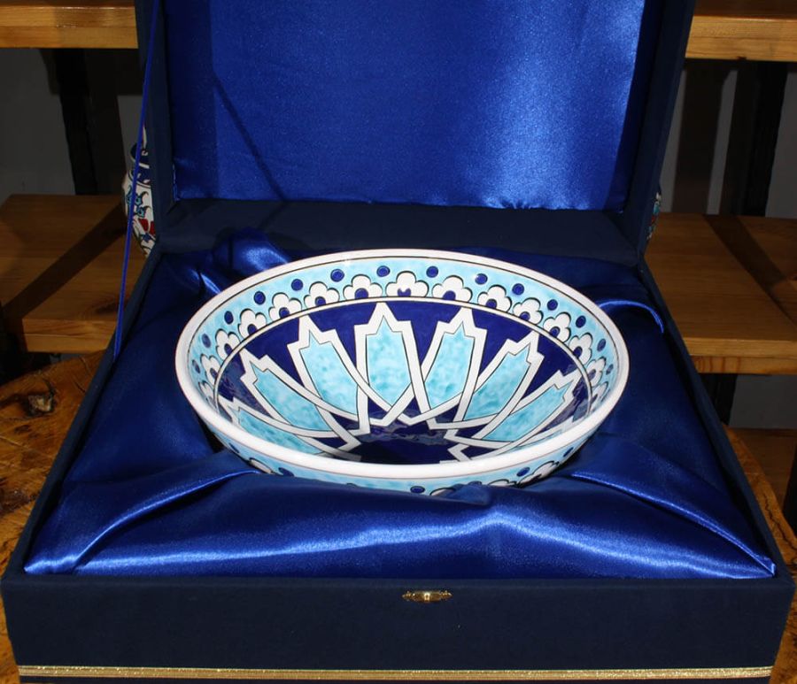 Selçuklu Yıldızı Motifli 30 cm Kase - 3