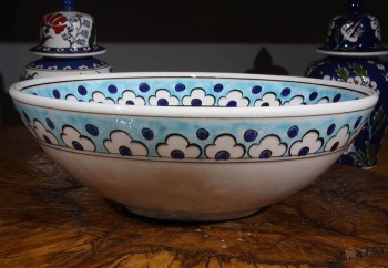 Selçuklu Yıldızı Motifli 30 cm Kase - 4