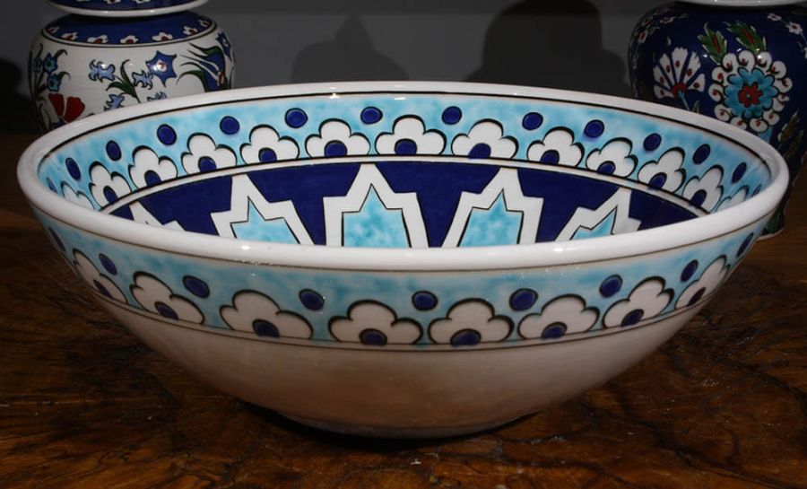 Selçuklu Yıldızı Motifli 30 cm Kase - 1