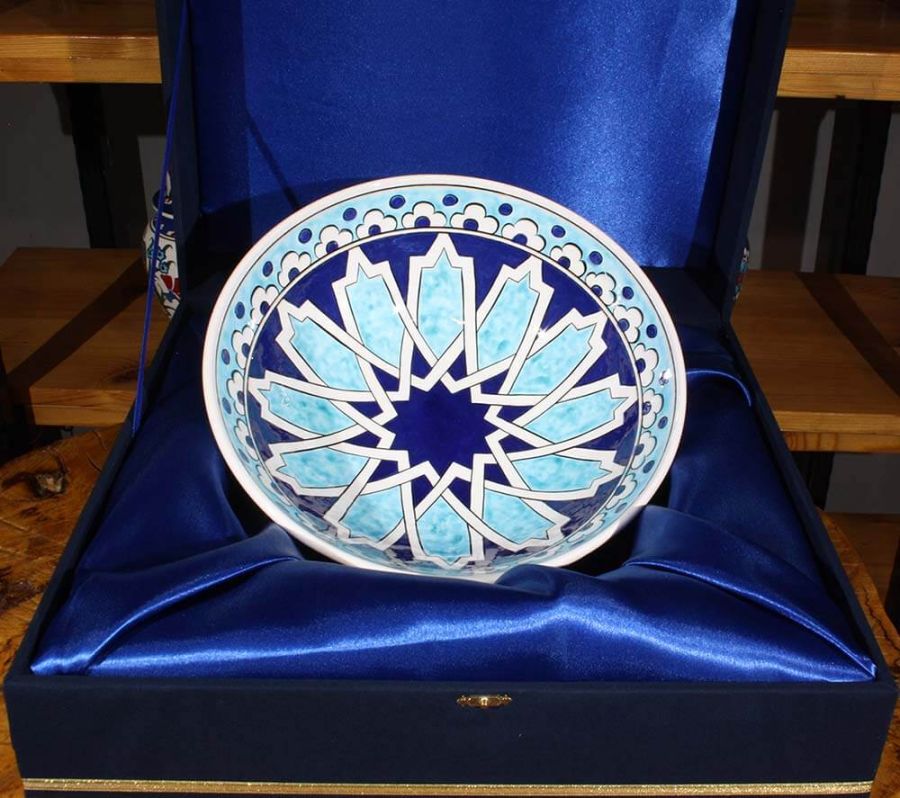 Selçuklu Yıldızı Motifli 30 cm Kase - 2