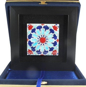 Selçuklu Yıldızı Plaket Karo - Çini Evi