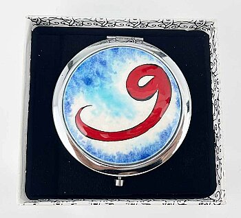 Vav-Motiv Iznik-Keramik-Make-up-Spiegel - 1