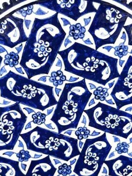 Vip Hediye Rumi İznik Çini Tabak 30cm - Çini Evi (1)