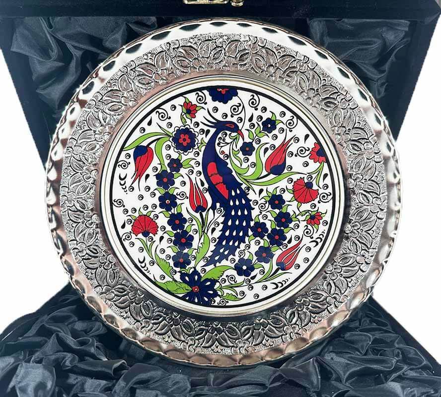 Yeni İş Hediyesi 25cm Gümüş Tabak - 1
