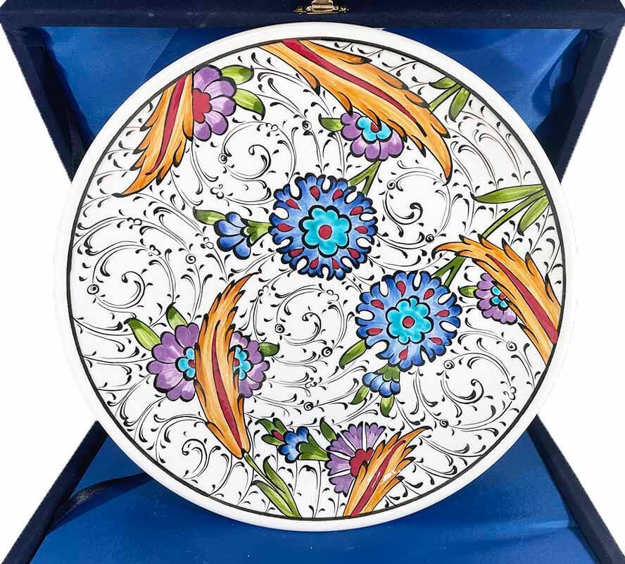 Yeni İş Hediyesi 25cm İznik Tabak - 1
