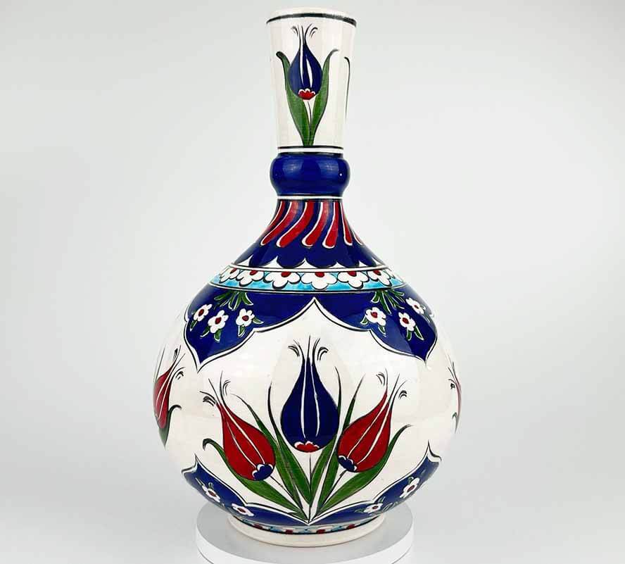Yurt Dışına Vip Hediye İznik Çini Vazo - 1