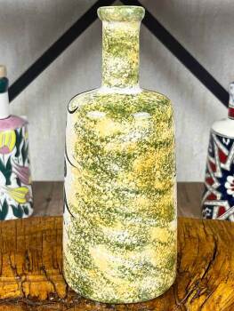 Zeytin Desenli El İşi Zeytinyağı ve Sos Sunum Şişesi 550 ml - 2
